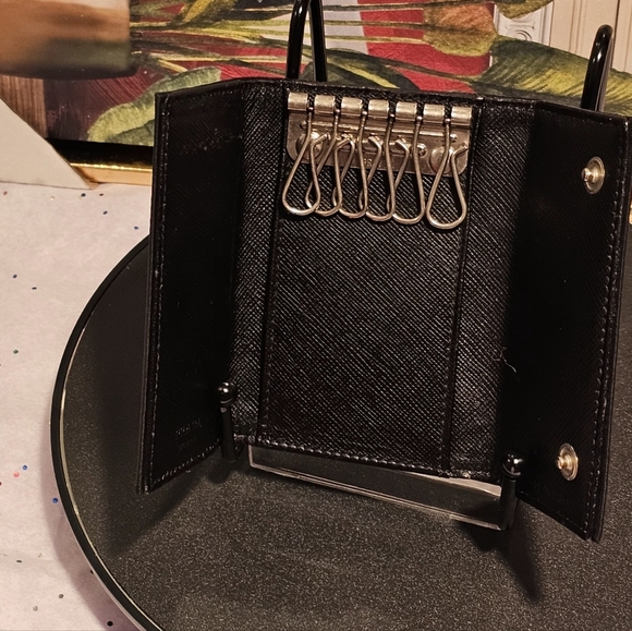 Prada Black Nylon Tessuto Keyholder/Wallet - Picture 4 of 12
